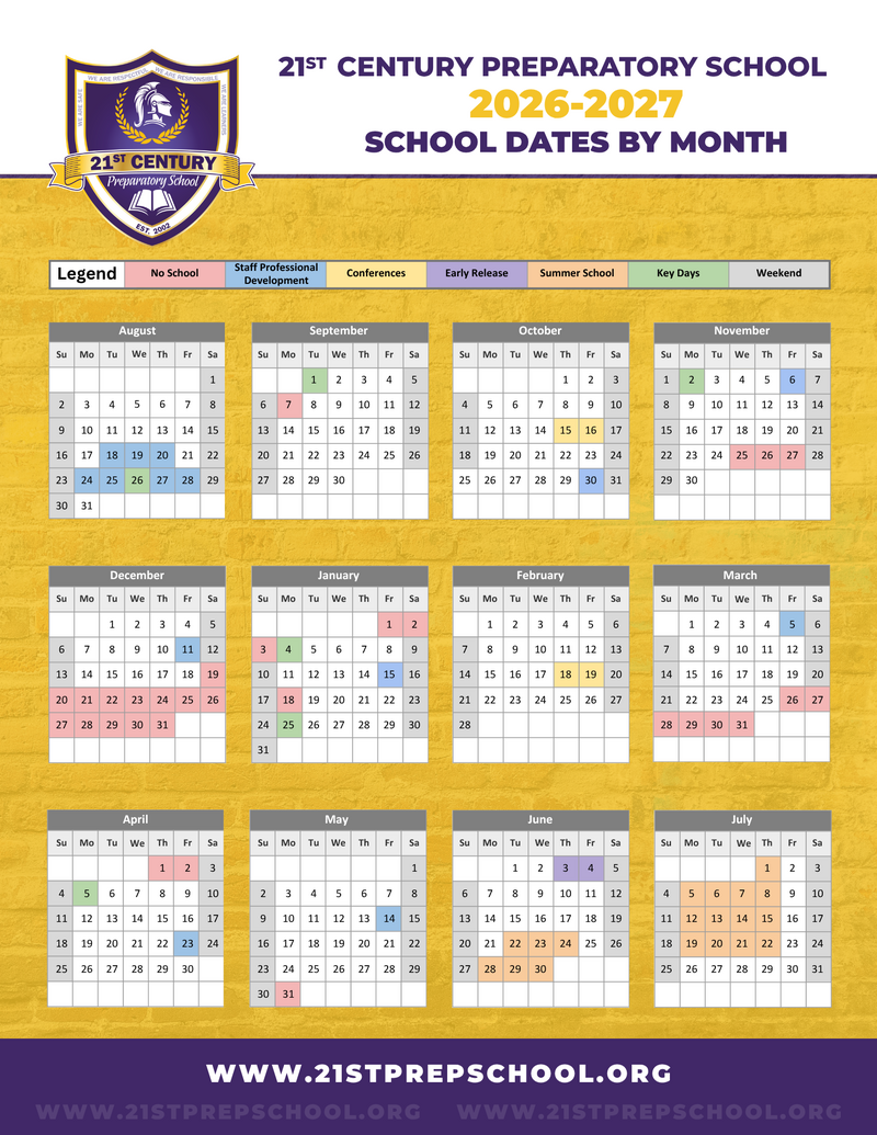 School Year Calendar - Photo Number 1