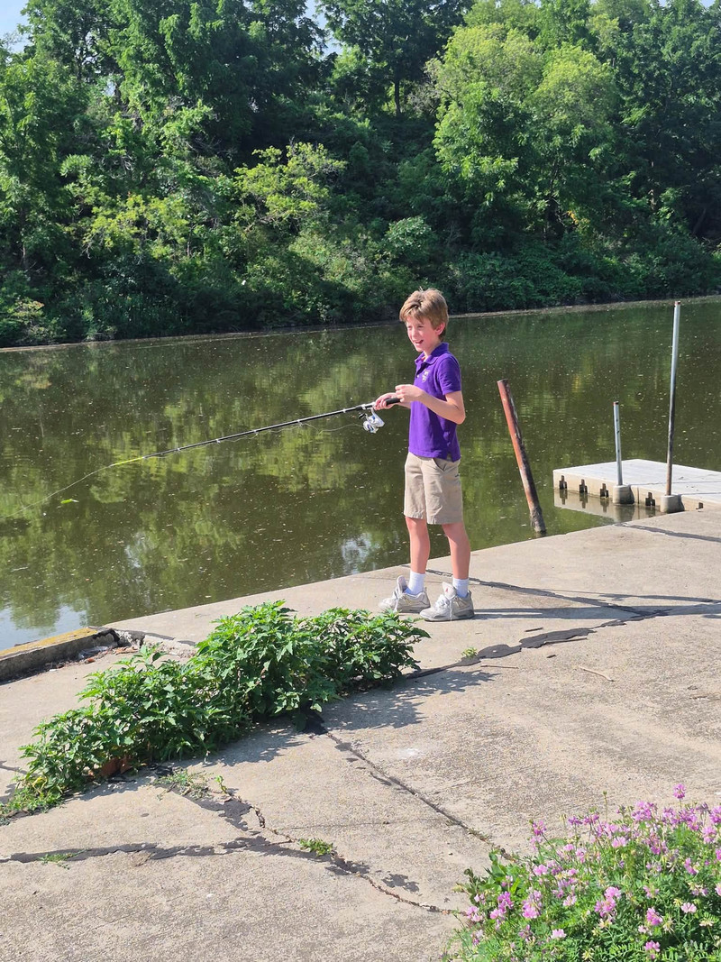 7th and 8th Grade Summer School Fishing at Root River - Photo Number 4