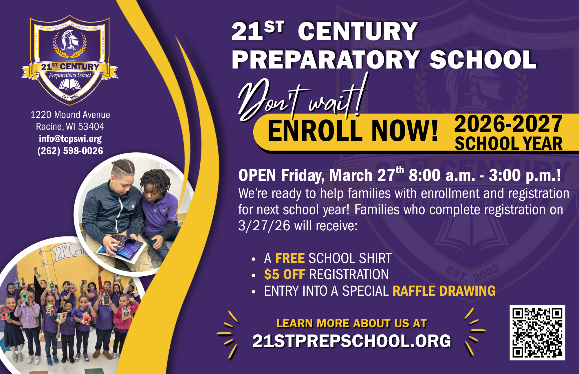 Open Enrollment (Summer School Options!)